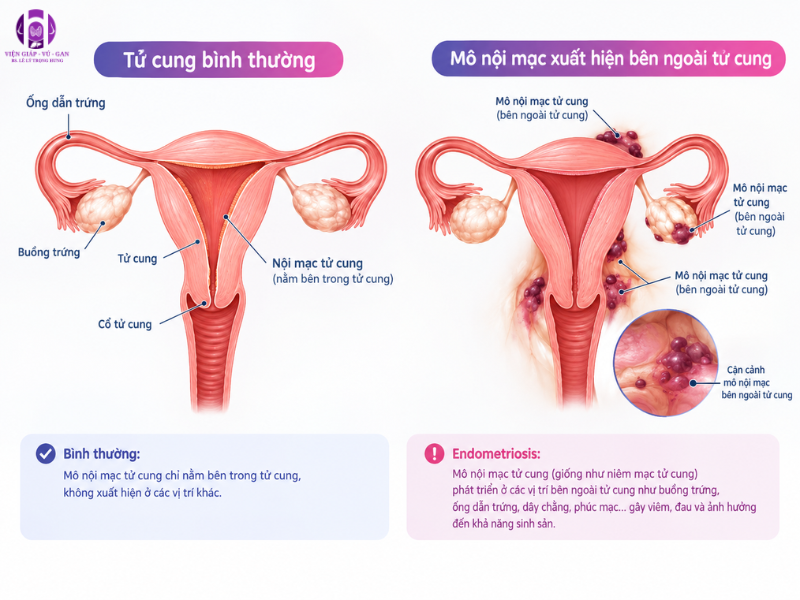 lạc nội mạc tử cung là gì